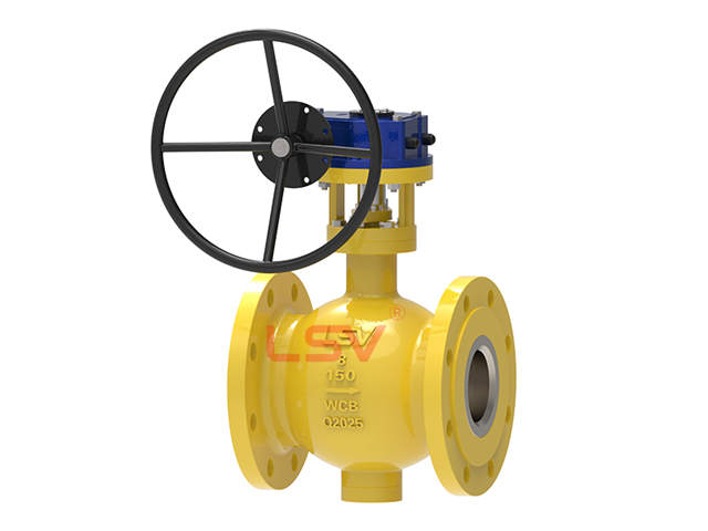 Eccentric half ball valve
