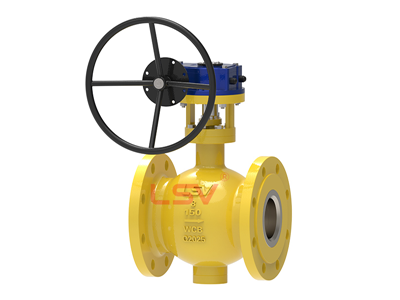 Eccentric half ball valve
