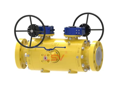 Modular double block & bleed (DBB)trunnion ball valve
